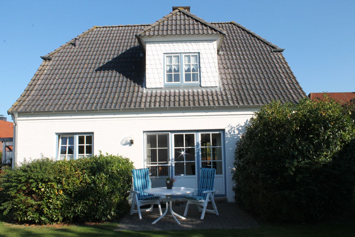 Geschützter Garten für individuellen Urlaub