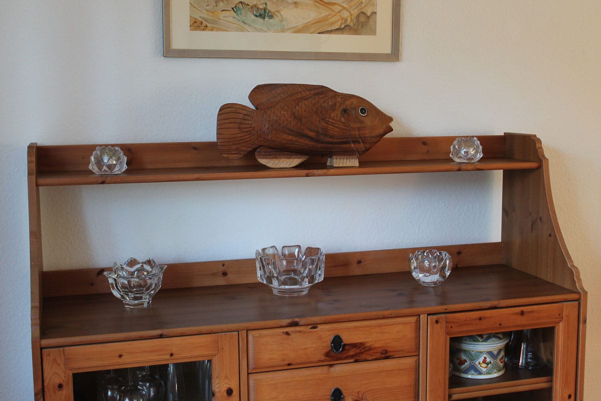 Mit Liebe zum Details ist alles eingerichtet.