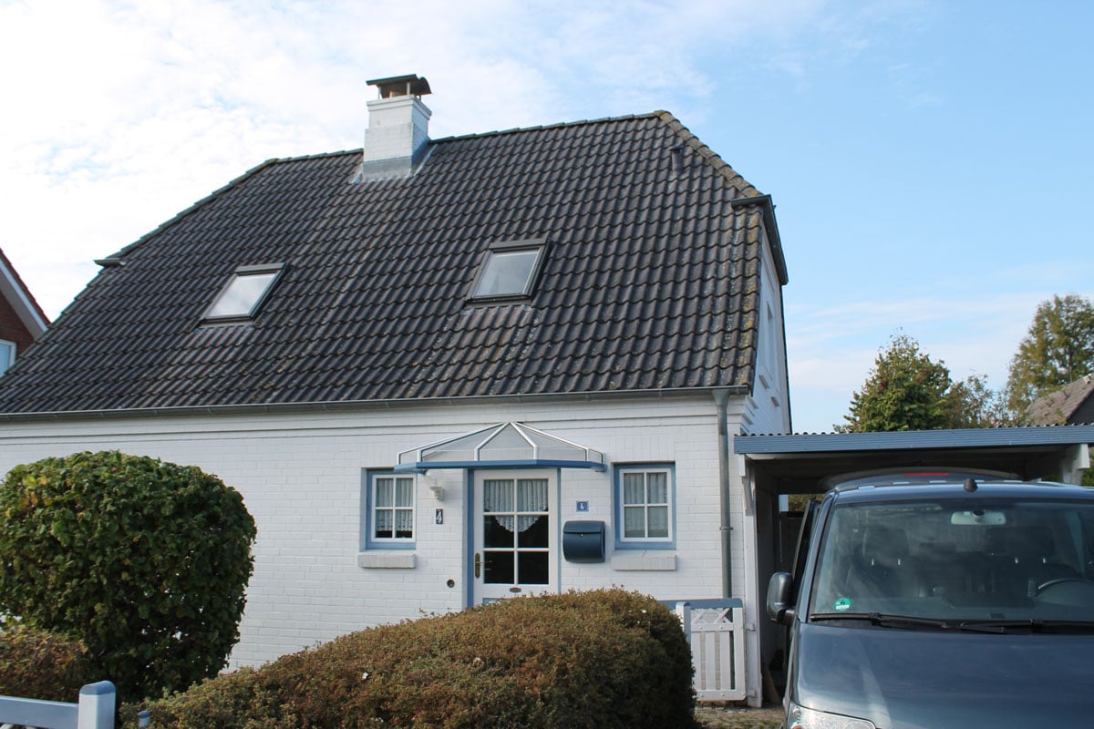 Sicher parken im Carport direkt am Haus